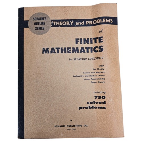 Theory and problems finite - theory,